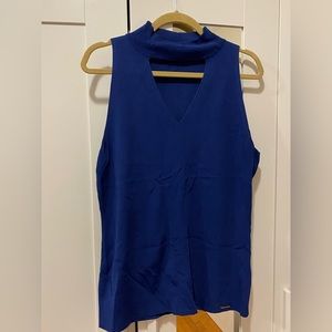 Michael Kors Knit Blue Top